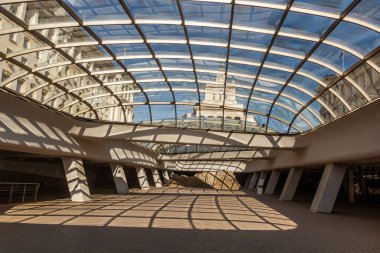 SOFYA, BULGARIA - 2 AĞUSTOS 2019: Bulgaristan 'ın başkenti Sofya' da antik Serdika kentinin kazıları