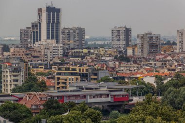 Skyline of Plovdiv, Bulgaria clipart