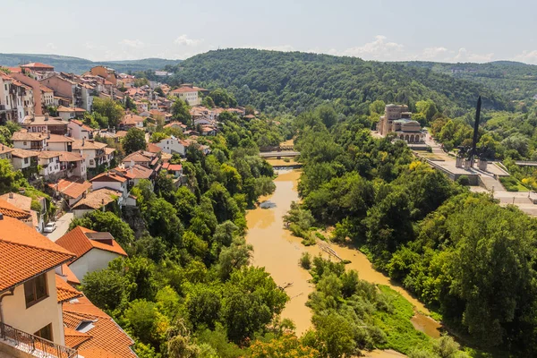 Utsikt Över Veliko Tarnovo Stad Bulgarien — Stockfoto