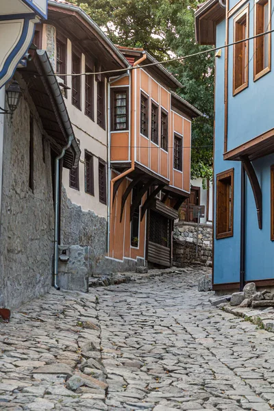 Ulica Starym Mieście Płowdiwie Bułgaria — Zdjęcie stockowe