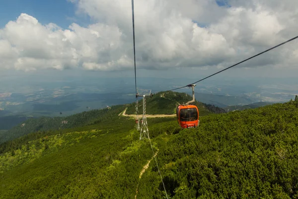 View Yastrebetz Gondola Rila Mountains Bulgaria — Stock Photo, Image