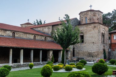 Kuzey Makedonya 'nın Ohri kentindeki Aziz Sophia Kilisesi
