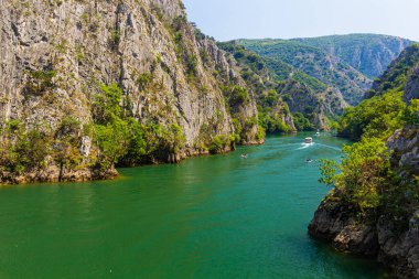 Kuzey Makedonya 'daki Matka Kanyonu