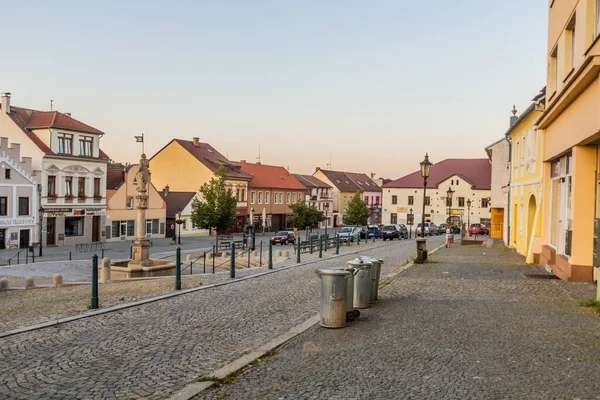 Vlasim Τσεχικη Δημοκρατια Σεπτεμβριου 2020 Πλατεία Zizka Στην Πόλη Vlasim — Φωτογραφία Αρχείου