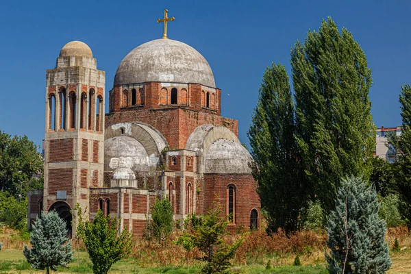 Unfinished Church Christ Saviour Pristina Kosovo — Stock Photo, Image