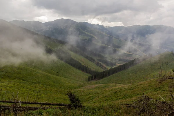 Misty View Nizke Tatry Mountains Slovakia — Stock Photo, Image