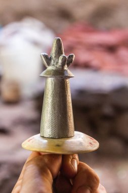 Geleneksel Kallaacha (Kalacha) Konso kültürünün baş süsü, Etiyopya