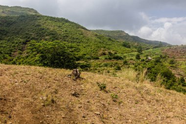 Arba Minch, Etiyopya yakınlarındaki tepe manzarası