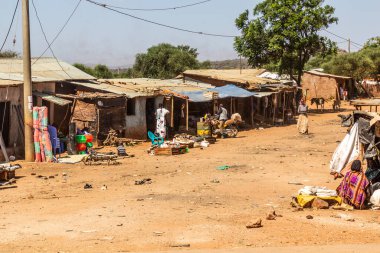 MEGA, ETHIOPIA - 8 Şubat 2020: Mega Köyü, Etiyopya