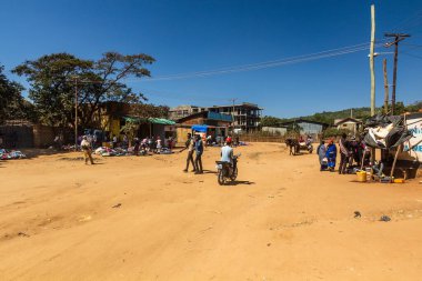YABELO, ETHIOPIA - 8 Şubat 2020: Yabelo kasabası, Etiyopya