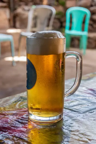 Vaso Cerveza Local Konso Etiopía — Foto de Stock