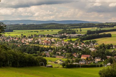 Letohrad 'ın havadan görünüşü, Çek Cumhuriyeti