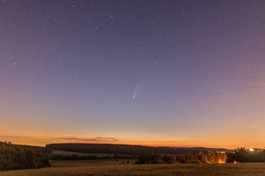 Çek Cumhuriyeti 'nde C / 2020 F3 NEOWISE Kuyruklu Yıldızı Görünümü