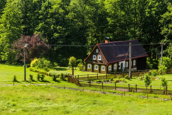 Сельский Дом Чехии Чехия — стоковое фото