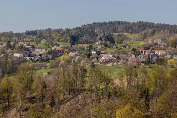 Çek Cumhuriyeti Nde Spalov Köyü Manzarası — Stok fotoğraf