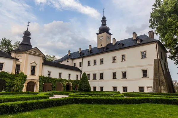 Zamek Kastély Letohradban Cseh Köztársaság Stock Kép