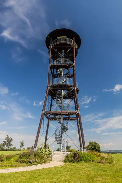 Torre Vigilancia Marianka Cerca Cermna República Checa Imagen de archivo