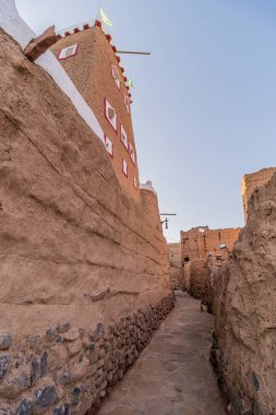 Dhahran al Janub, Suudi Arabistan 'daki geleneksel kerpiç evleri