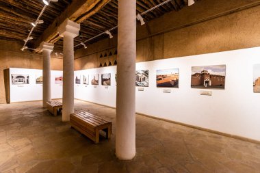 RIYADH, SAUDI ARABIA - 1 Kasım 2021: Riyad, Suudi Arabistan 'daki Masmak Kalesinin İçi