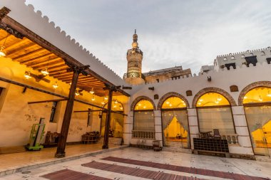 Al Shafi mosque in Al Balad,  historic center of Jeddah, Saudi Arabia clipart