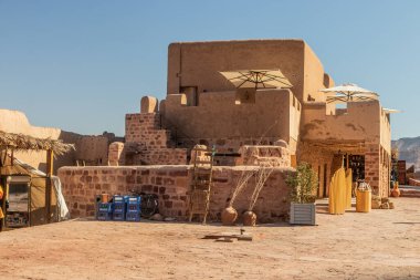 ALULA, SAUDI ARABIA - 8 Kasım 2021: El Ula 'daki eski ev, Suudi Arabistan