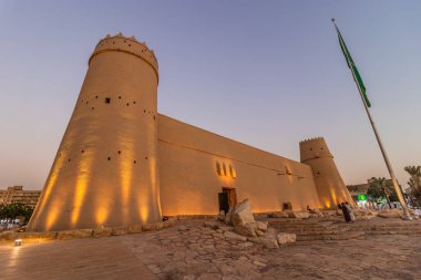 RIYADH, SAUDI ARABIA - 1 Kasım 2021: Masmak Kalesi Riyad, Suudi Arabistan