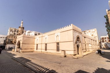 Al SHafi mosque in Al Balad,  historic center of Jeddah, Saudi Arabia clipart