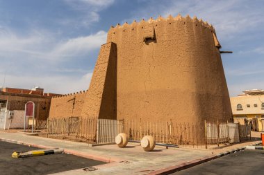 Suudi Arabistan 'daki Barzan Sarayı' nın kalıntıları.