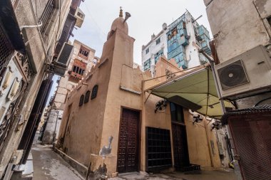 Small mosque in Al Balad,  historic center of Jeddah, Saudi Arabia clipart