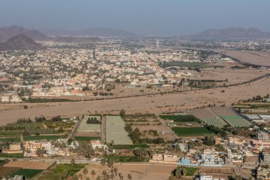 Najran, Suudi Arabistan 'ın hava görüntüsü