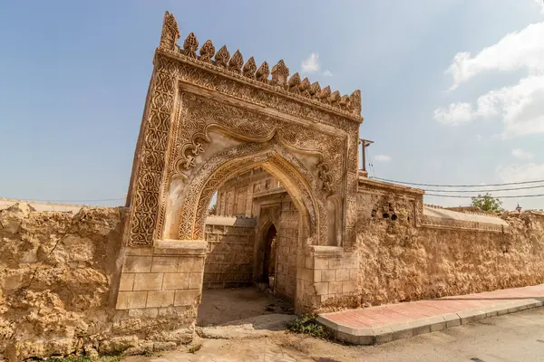 Gateway Antika Rifai Hus Farasan Stad Farasan Saudiarabien Royaltyfria Stockbilder