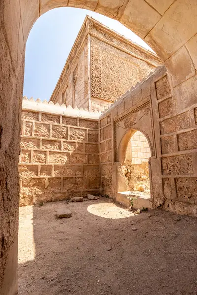 Starożytny Dom Rifai Farasan Miasta Wyspie Farasan Arabia Saudyjska Obraz Stockowy