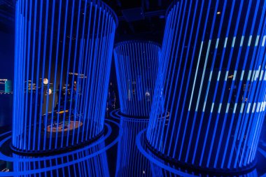 DUBAI, BAE - 31 Ekim 2021: Dubai, Birleşik Arap Emirlikleri 'nde Almanya pavyonu.