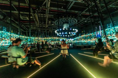 DUBAI, BAE - 31 Ekim 2021: Dubai, Birleşik Arap Emirlikleri 'nde Almanya pavyonu.