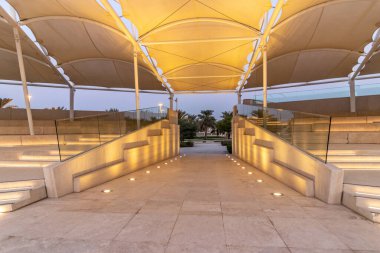 Abu Dabi 'deki Wahat Al Karama (Haysiyet Vahası), Birleşik Arap Emirlikleri.