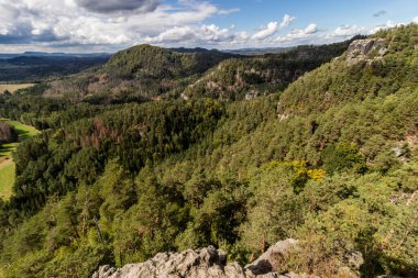 Çek Cumhuriyeti, İsviçre Ulusal Parkı 'nın manzarası