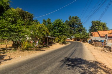 Luang Namtha, Laos yakınlarındaki bir köyde.
