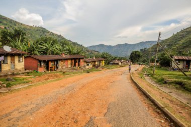 KILEMBE, UGANDA - 14 Mart 2020 Kilembe Köyü, Uganda