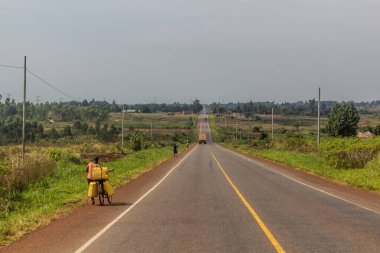 NORTHERN UGANDA - 9 Mart 2020: Kamapala - Gulu otoyolu, Uganda