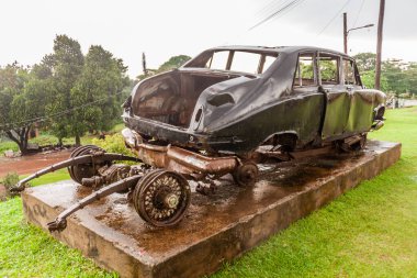 Buganda Kralı 'nın Kampala, Uganda' daki sarayında Kraliyet arabası.