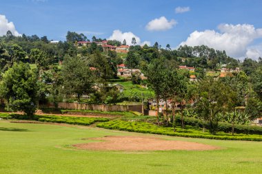 Kabale kasabasında yeşillik, Uganda