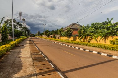 Entebbe, Uganda 'da boş yol