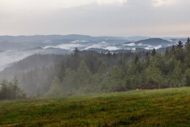 Beskydy dağlarının manzarası, Çek Cumhuriyeti