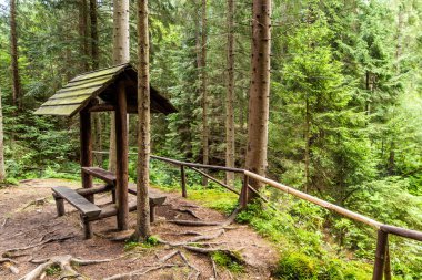 Çek Cumhuriyeti 'nin en doğu noktasında dinlenme alanı