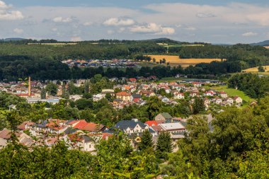 Letohrad 'ın havadan görünüşü, Çek Cumhuriyeti