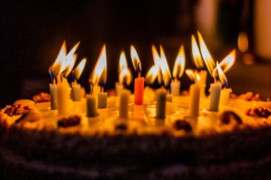 doğum günü pastası mum