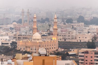 Abu Bakr Alsiddiq Grand Mosque in Abha, Saudi Arabia clipart