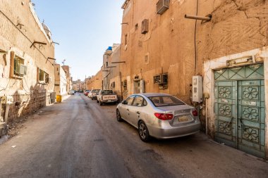 RIYADH, SAUDI ARABIA - 29 Kasım 2021: Riyad, Suudi Arabistan Ad Dirah Mahallesi