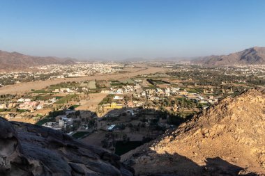 Aerial view of Najran, Saudi Arabia clipart