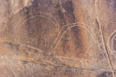 Dhahran al Janub, Suudi Arabistan yakınlarındaki Hadhirah köyünde petroglyphs